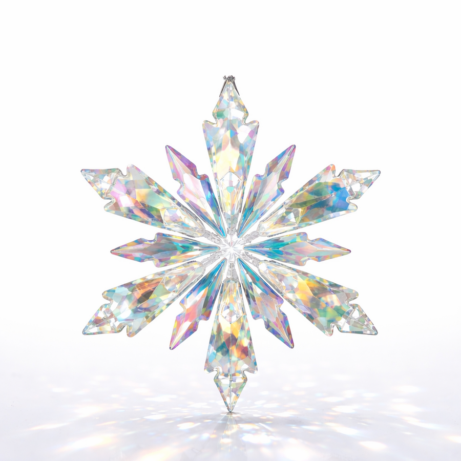 Snowflake Sun Catcher Crystal